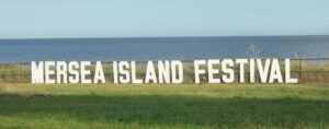 mersea island festival sign