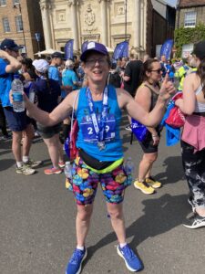 Sally Beadle and medals